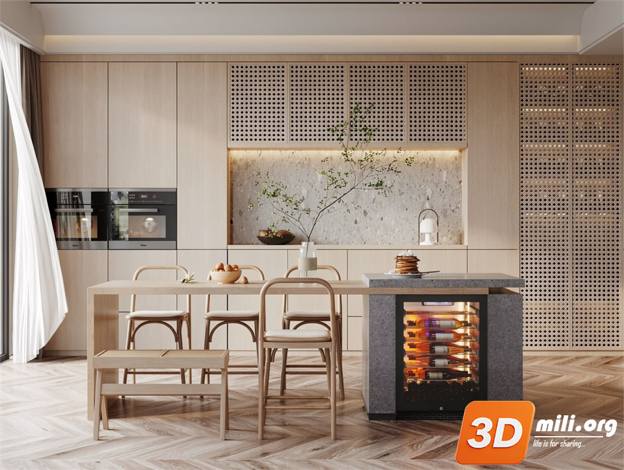 Dining Table Set Skp Files